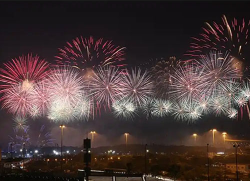 龙华区焰火晚会